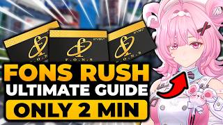 FARM MASSIVE FONS EASILY IN NTE | FONS RUSH ULTIMATE GUIDE | NO Yapping, Everything You Need To Know screenshot 3
