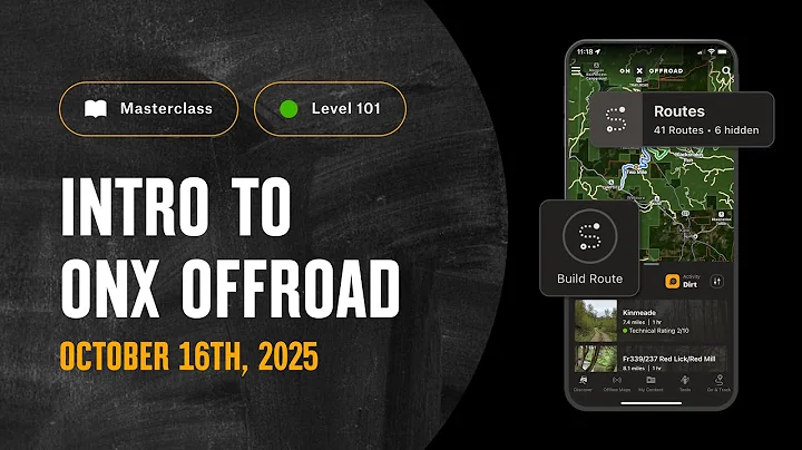 How to Use the App | onX Offroad Masterclass - Intro 101 (October 2025)