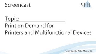 UTN Manager - How to use the Print on Demand function for myUTN