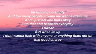 Good Energy (lyrics) - Reddish Blu