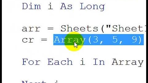 ترحيل أعمدة غير متجاورة لأعمدة غير متجاورة Transfer Non Adjacent Columns Using Arrays