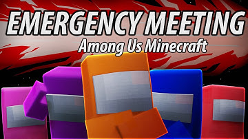 EMERGENCY MEETING Among Us Minecraft Animation
