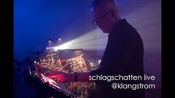 schlagschatten live  at Klangstrom ambient session: full set including industrial visuals