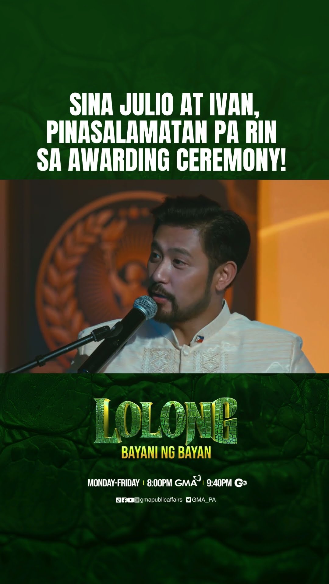 Sina Julio at Ivan, pinasalamatan pa rin sa awarding ceremony! | Lolong 2