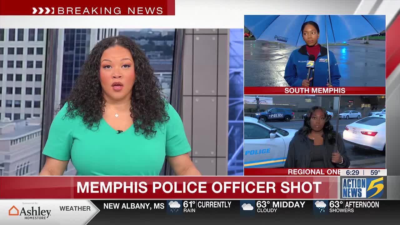 Suspect on the run after officer shot during traffic stop, I-240 ...