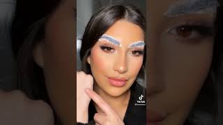 Celebrity Bleaching brows😱😍 #shorts #makeup #brows #bleach Profile