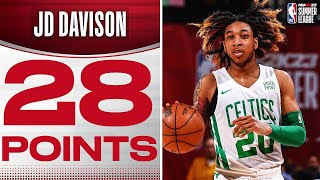 JD Davison Drops HUGE DOUBLE-DOUBLE With 28 PTS \& 10 AST!