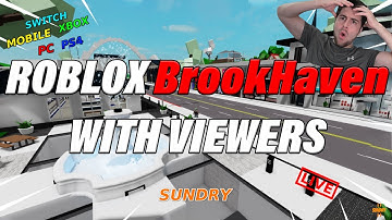 🔴24/7 BrookHaven RP Playing With Viewers | Private BrookHaven Server | Xbox PS4 PC Mobile | (ReRun)