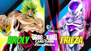 Broly (Green) VS Frieza (Yellow) | Dragon Ball Super Card Game FUSION WORLD