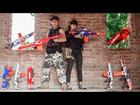 Nerf Guns War : S.W.A.T Girl Of Special SEAL TEAM Rescue S.W.A.T Men Attack Dangerous Enemies