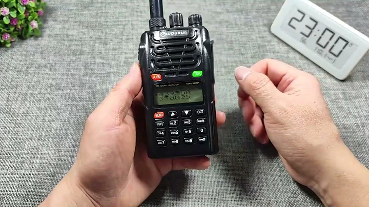 WOUXUN KG-UVD1P How to Manually Set Relay Parameters