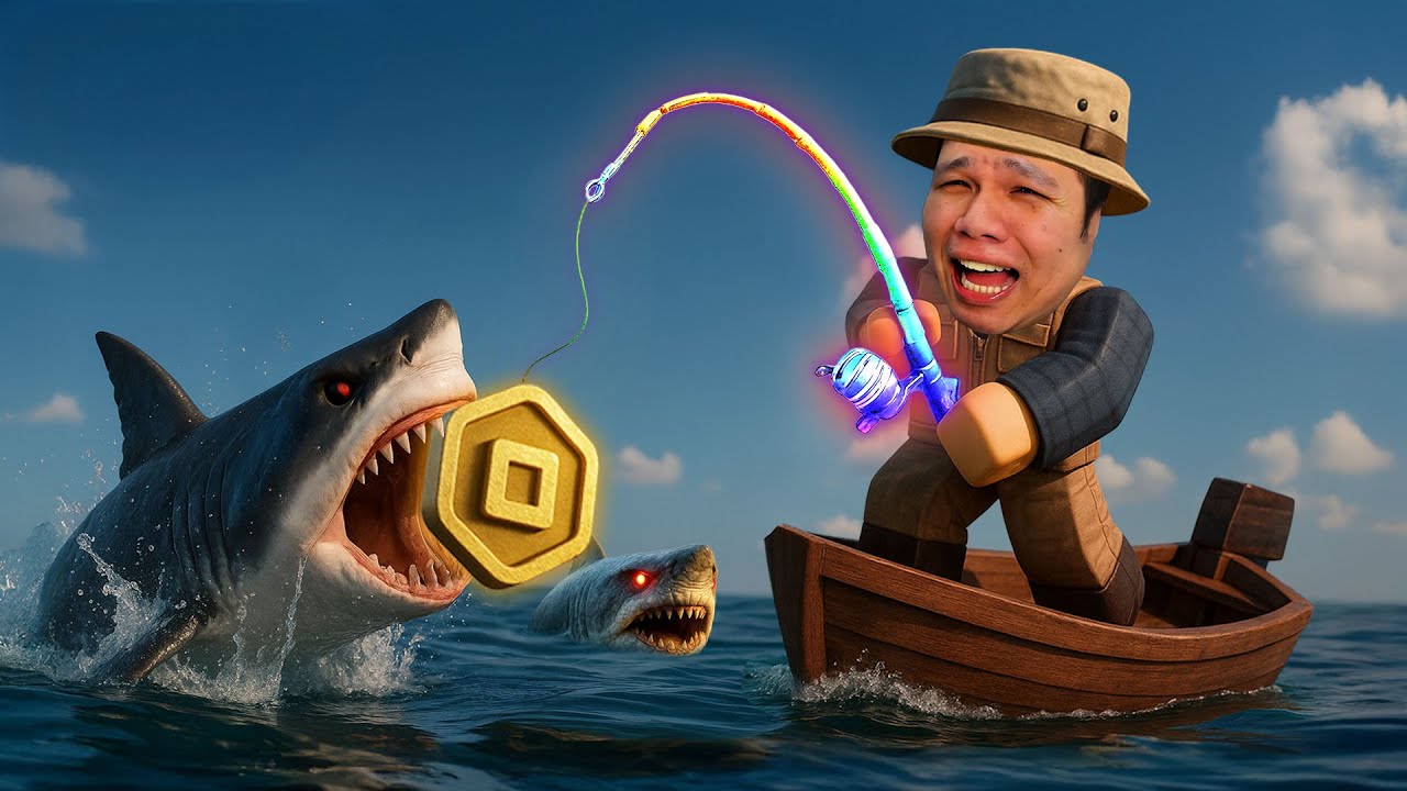 ตกปลาด้วยโรบัึคทั้งตัว | Roblox Fish It