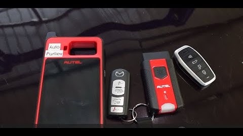 How to Add Proximity FOB on 2011 Mazda 6 w/ Autel KM100 Universal Remote Key / Push Start 2006-2022