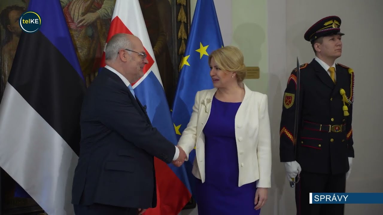 Zuzana Čaputová privítala v Košiciach prezidenta Estónska