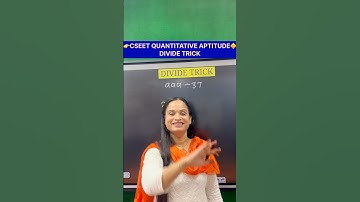 CSEET QUANTITATIVE APTITUDE DIVIDE TRICK || #commerceshorts #cseet #quantitativeaptitude #ytshorts