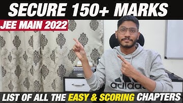 Most Important And Easy Topic For JEE Main 2022 | Score Atleast 150+ Marks | #jee #jee2022