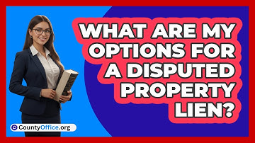 What Are My Options For A Disputed Property Lien?
