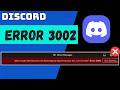How To Fix Discord Error 3002 In Windows