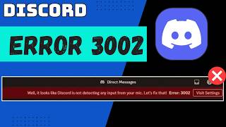 How To Fix Discord Error 3002 In Windows