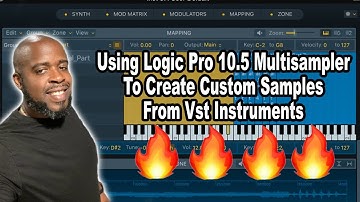 Using Logic 10.5 Multisampler To Create Custom Samples From Vst Instruments