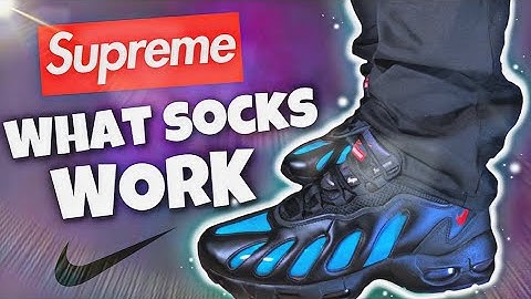 Supreme Nike air max 96 unboxed review On foot sock check