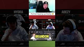 Formal Hyping Up Dashy 🤓#opticgaming #cdl  #shorts #100thieves
