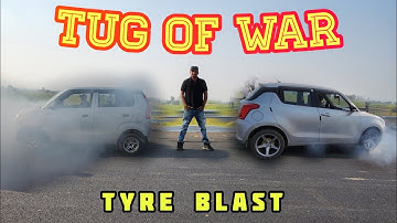 Swift vs WagonR - TUG OF WAR That