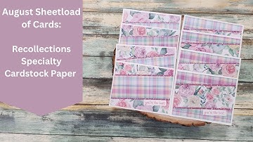 August 2023 Sheetload of Cards #SLCTAUG2023