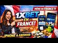 Comment s’inscrire sur 1xBet en France depuis iPhone et Android 2026