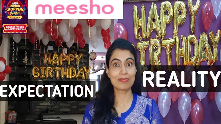 MEESHO HAPPY BIRTHDAY DECORATION PACK || EXPECTATION Vs REALITY ||