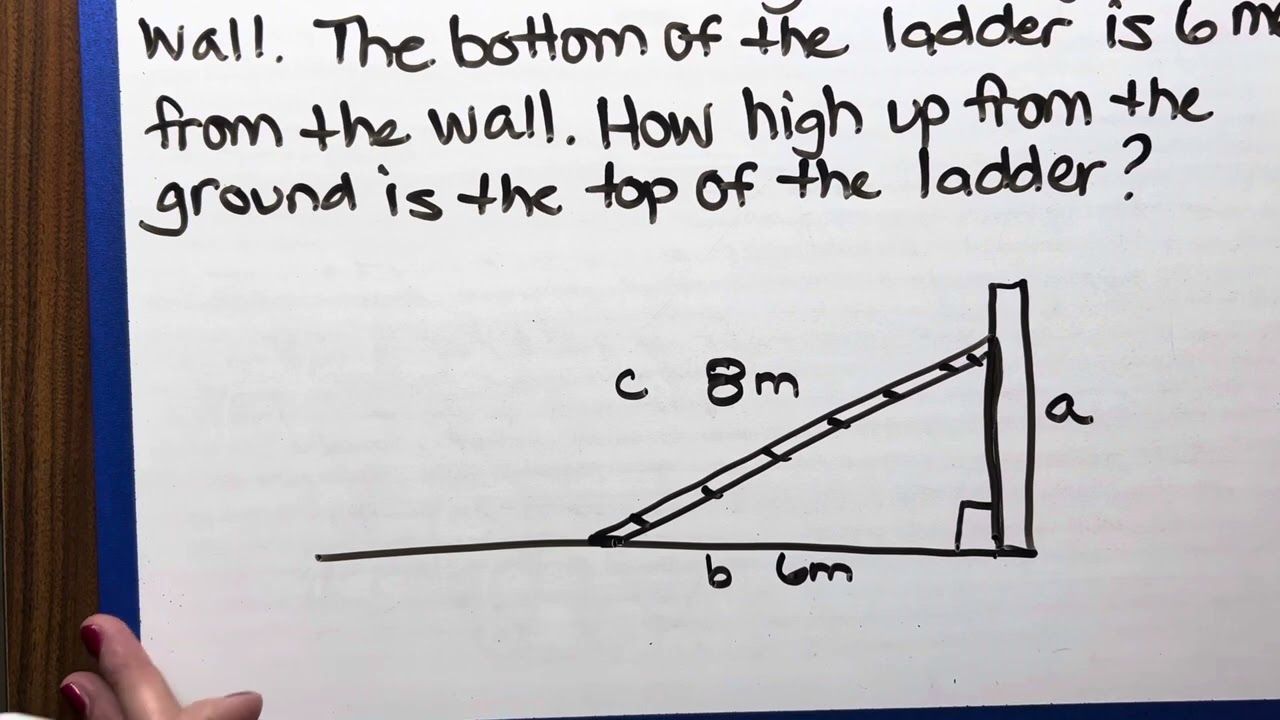 Pythagorean Theorem Ladder Problems