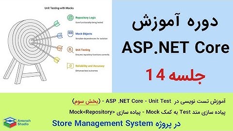 آموزش ASP .NET Core - Unit Test - Repository - Mock - جلسه 14 - (بخش سوم)