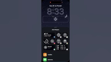 How to add widgets on your iOS26 lock screen #iphone17pro #ios26