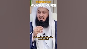 Power Of Ayatul Kursi | Mufti Menk #shorts #muftimenk #ayatulkursi #youtubeshorts #islamicreminder