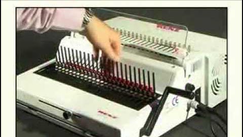 RENZ Binding Machine - Combi E Electric Comb | DBC Group Ireland