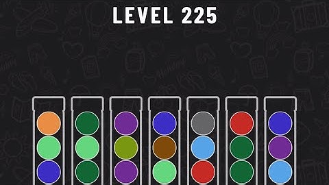 Ball Sort Puzzle Level 225 #ballsortpuzzle #ballsortpuzzlegameplay #puzzlegame #mobilegames