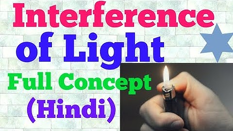interference of light (hindi)