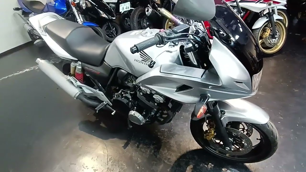 R8.4.26 ホンダ CB400SFV ボルドール 純正マフラー - YouTube