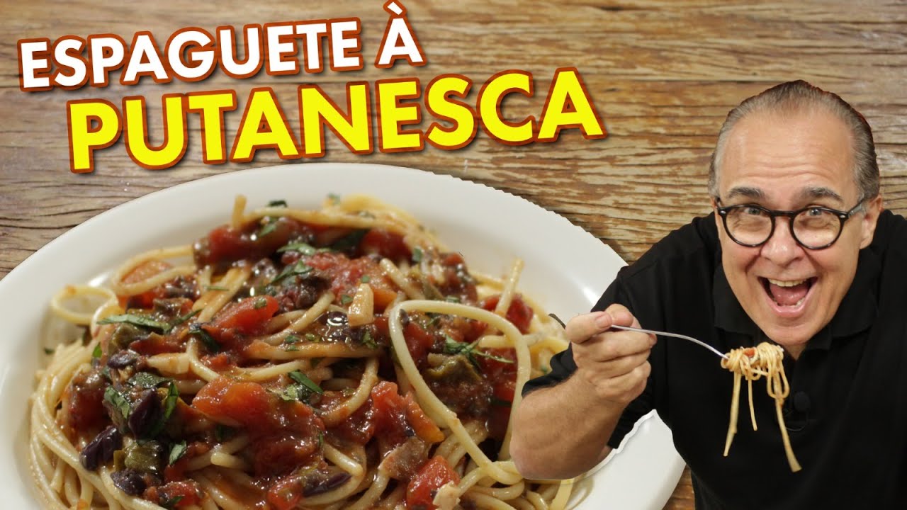APRENDA A FAZER UM SABOROSO ESPAGUETE À PUTANESCA COM O CHEF TAICO