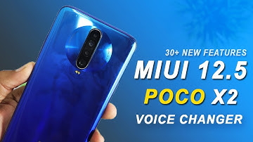 Poco X2 MIUI 12.5 Update | Finally Game Turbo Voice Changer Enabled | India Stable V12.5.1.0 Review