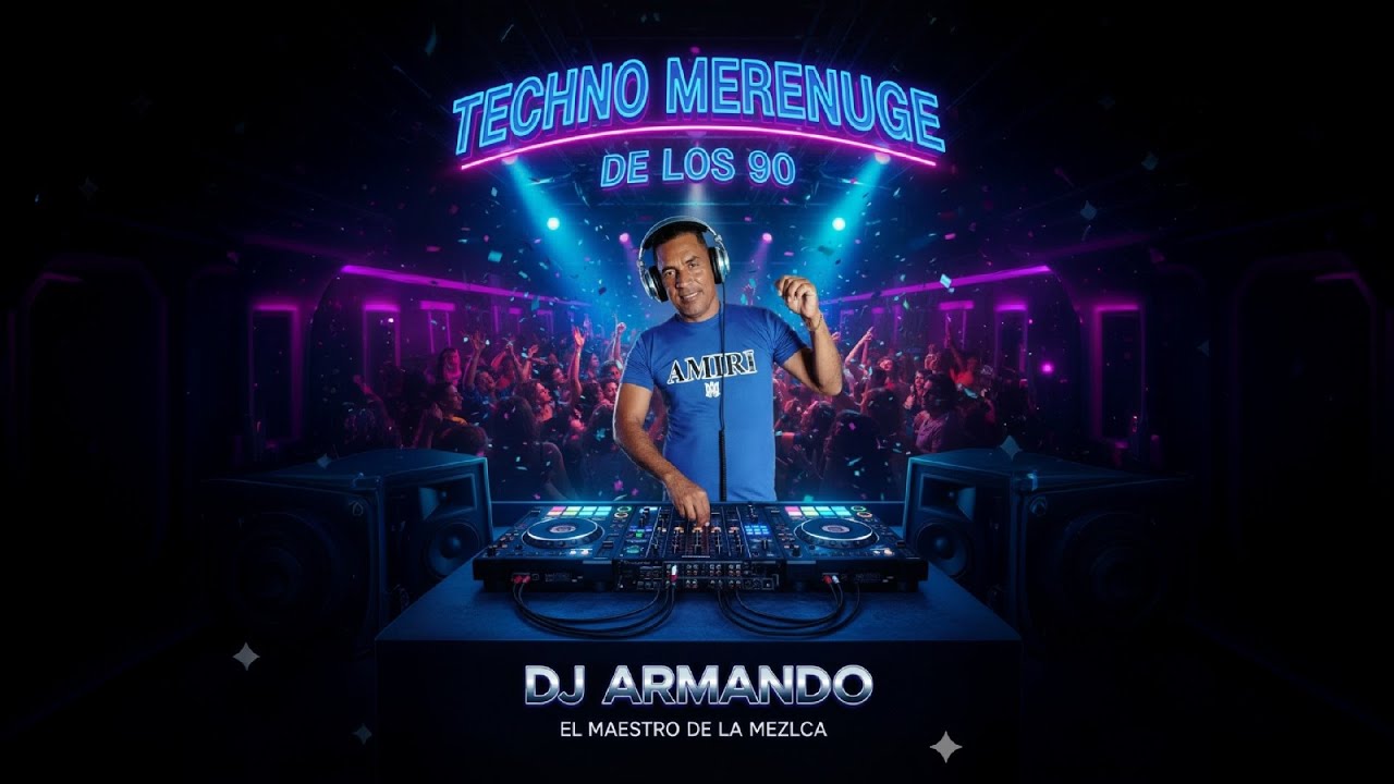 tecno merengue de los 90 2025 CON EL DJ ARMANDO - YouTube