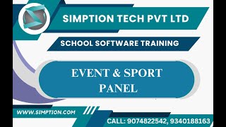 EVENT AND SPORT PANEL OF SIMPTION SCHOOL SOFTWARE | SPORT MANAGEMENT SOFTWARE | SPORT CERTIFICATE screenshot 2