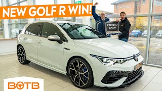 Absolutely Unreal! New Golf R + £20,000 CASH! BOTB WINNER