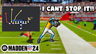 I PLAYED VS THE MOST UNSTOPPABLE PISTOL TE OFFENSE I CANT GET ONE STOP!