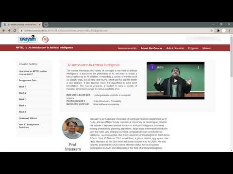 An Introduction to Artificial Intelligence Week 4 Quiz | Assignment 4 Solution | NPTEL 2021