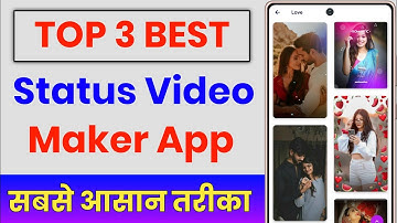 Top 3 Best Video Status Maker App || Sabse Best 3 Status Maker App 2023 || Hd Video Maker App