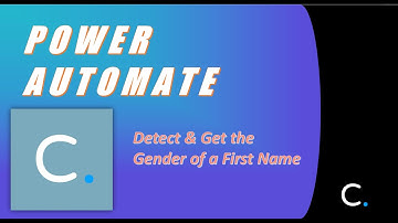 How to Detect & Get the Gender of a First Name in Power Automate