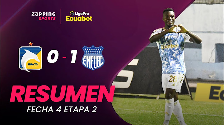 Delfín SC 0 - 1 CS Emelec / Resumen Fecha 4 / 2da Etapa / LigaPro Ecuabet