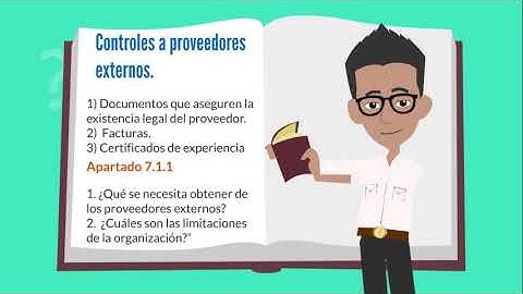 Norma ISO 9001 Control de los procesos, productos y servicios suministrados externamente 8.4 Parte 1