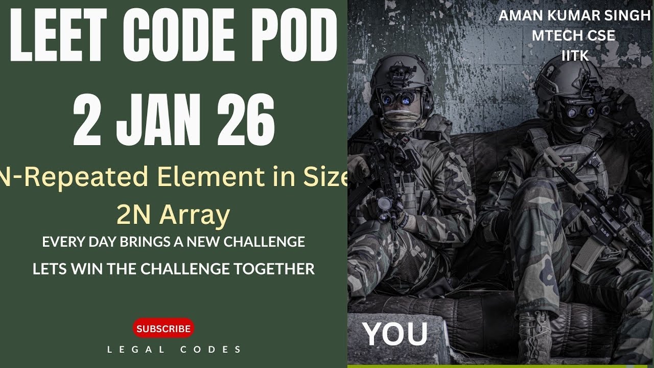 LeetCode Problem of the Day | 961. N-Repeated Element in Size 2N Array | C++ Solution